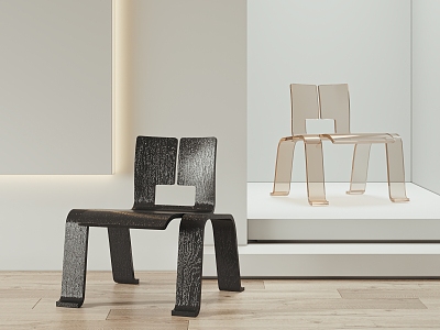 Modern single chair model