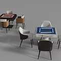 Mahjong Table 3d model