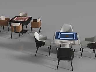 Mahjong Table 3d model