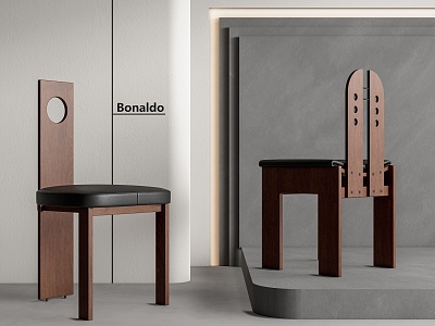 Bonaldo Middle Ancient Dining Chair model