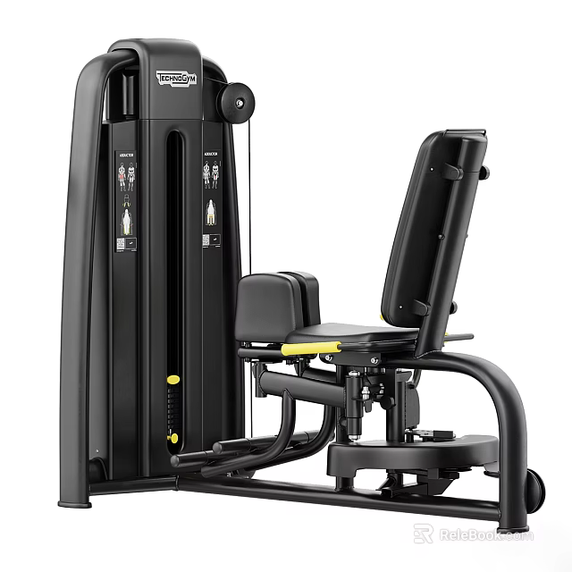 Commercial Fitness Equipment Seated Trainer Adjustable Workout Machine For Gym Use 3d model 