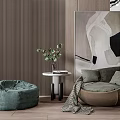 Modern Casual Sofa Combination Lazy Sofa Combination 3d model