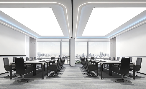 Modern Conference Room 3d model