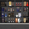 Liquor Bottle Moutai Liquor Gift Box High-grade Liquor Wuliangye 3d model