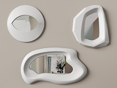 Mirror Nordic Mirror Bathroom Mirror Decorative Mirror 3d model