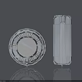Modern White Industrial Equipment Circular Plate And Rectangular Structure Design Showcase