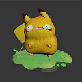 Modern Game Character Purple Picka Chubby Kemeng Elf Kemeng 3d model