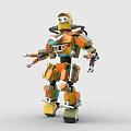 LEGO toy building blocks robot up 3d model