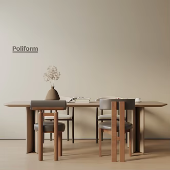 Modern table combination 3d model