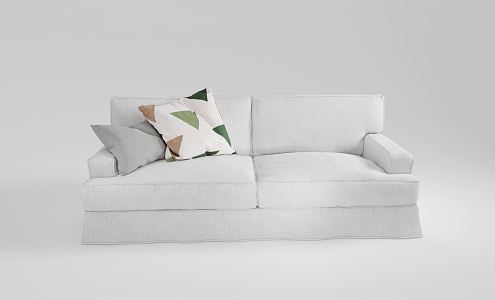 Modern double sofa 3d model