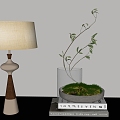 Modern table lamp 3d model