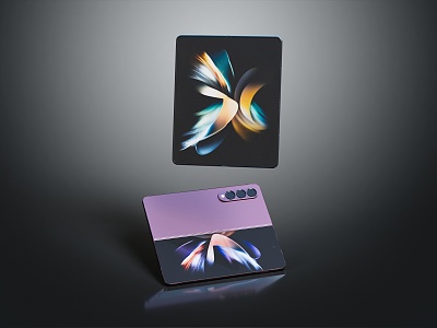 Modern Mobile Phone Folding Screen Mobile Phone model