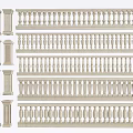 Various Decorative Railings With Intricate Baluster Designs And Classic Patterns For Building Decor