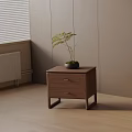 Modern bedside table 3d model