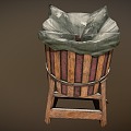 Modern bucket water collector 3d model