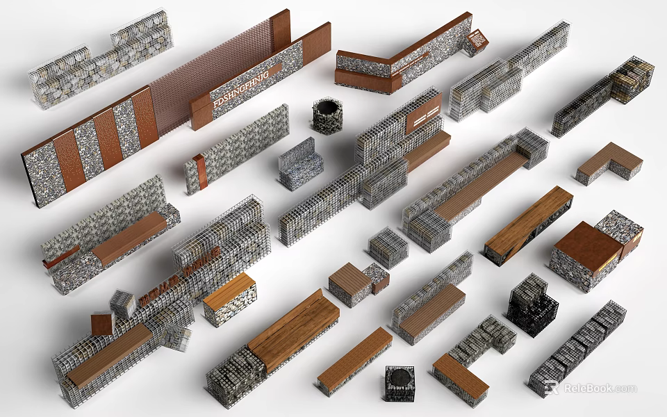 Decorative Architectural Trim Pieces In Various Materials For Home Design Projects 3d model