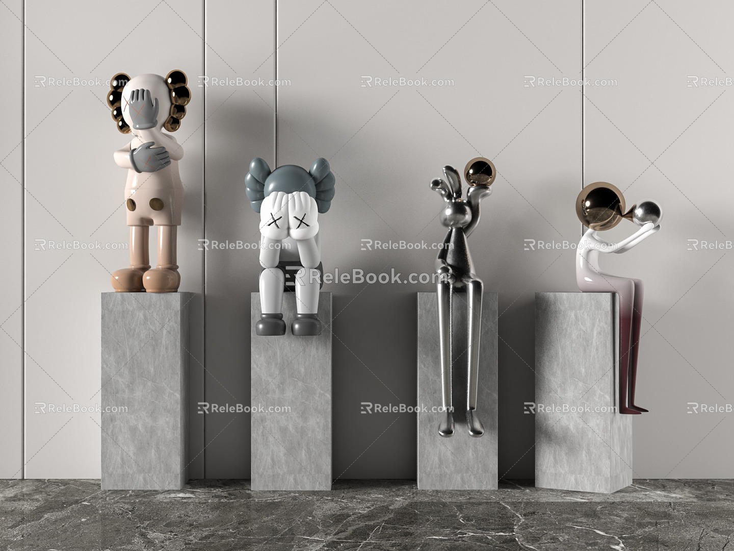 Sculpture Ornaments 3d model