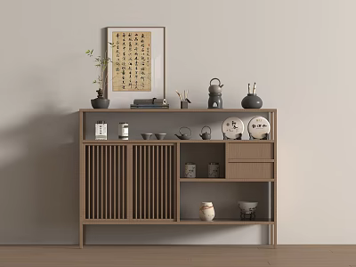 New Chinese Tea Cabinet 3d model