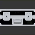 Tool Box Iron Box Iron Box Iron Trunk Box Luggage Leather Box Leather Box Container 3d model
