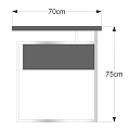 Modern Office Desk With Black Tabletop Silver Metal Frame And Drawer