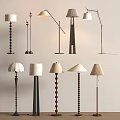 Modern Middle Style Floor Lamp 3d model