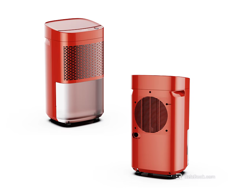 Modern Red Stylish Household Electrical Appliances With Sleek Design For Living Space 3d model 