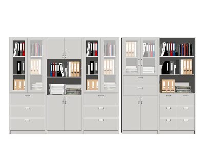 Modern Cabinet Office Cabinet 3d model