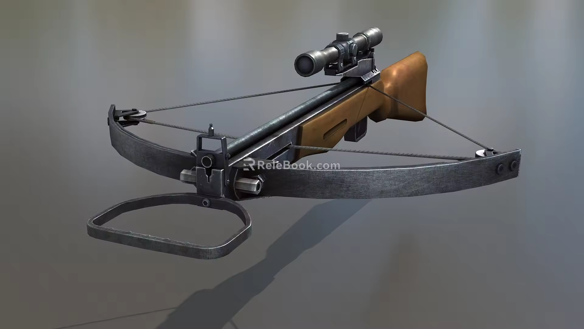 Crossbow Forest Eagle Crossbow Mechanical Crossbow Low Face Number Low Model Simple Model Game Sub-era Film and Television Level Super Realism 3d model
