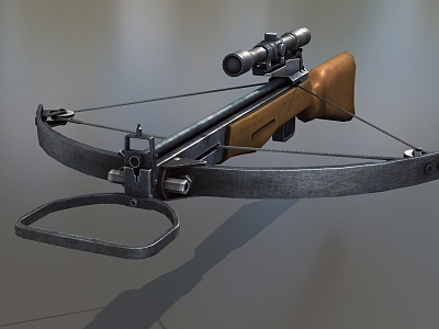 Crossbow Forest Eagle Crossbow Mechanical Crossbow Low Face Number Low Model Simple Model Game Sub-era Film and Television Level Super Realism 3d model