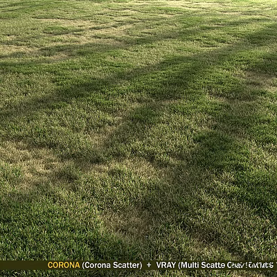 Delightful Garden Decorative Accents In Lush Green Lawn With Natural Scenic Elements 3d model