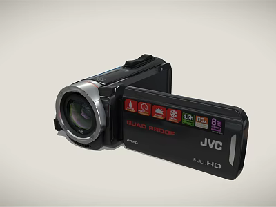 JVC Everio HD Digital Camcorder With QUAD PROOF Features And High Definition Lens 3d model