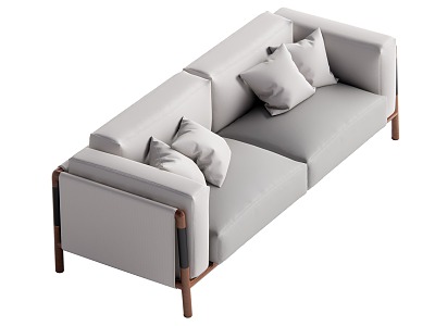 Double sofa model