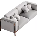 Double sofa 3d model
