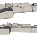Modern Multiplayer Sofa Bonaldo Multiplayer Sofa Corner Sofa 3d model