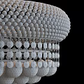 Elegant Crystal Chandelier With Multi tiered Design And Sparkling Crystals