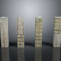 Columns Stone Columns Stone Columns Old Columns Roman Columns Roman Columns Classical Columns Greek Columns 3d model