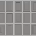 White Closet Doors with Various Panel Designs and Different Styles for Home Interiors