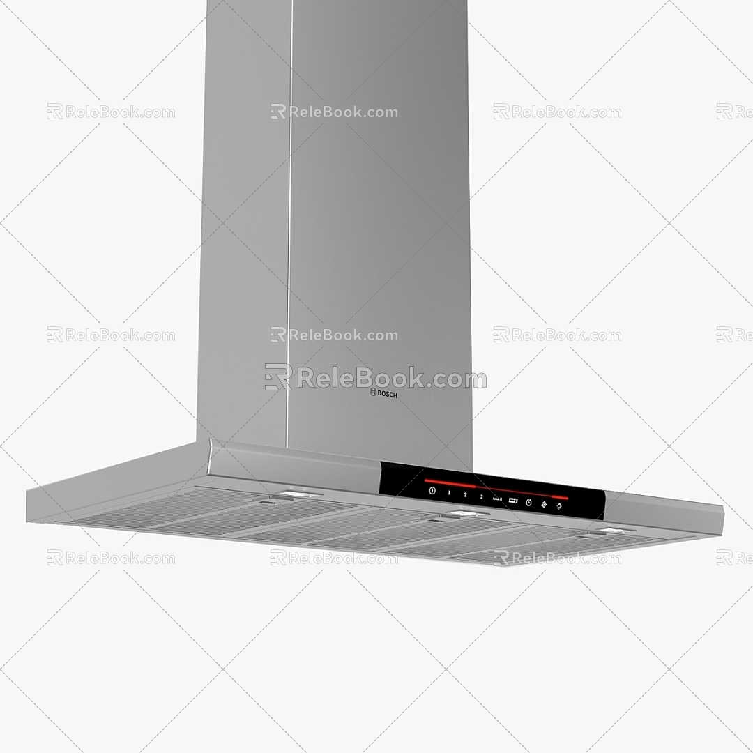 Modern Kitchenware Bosch Exhaust Wall Mounted 900mm 3d model