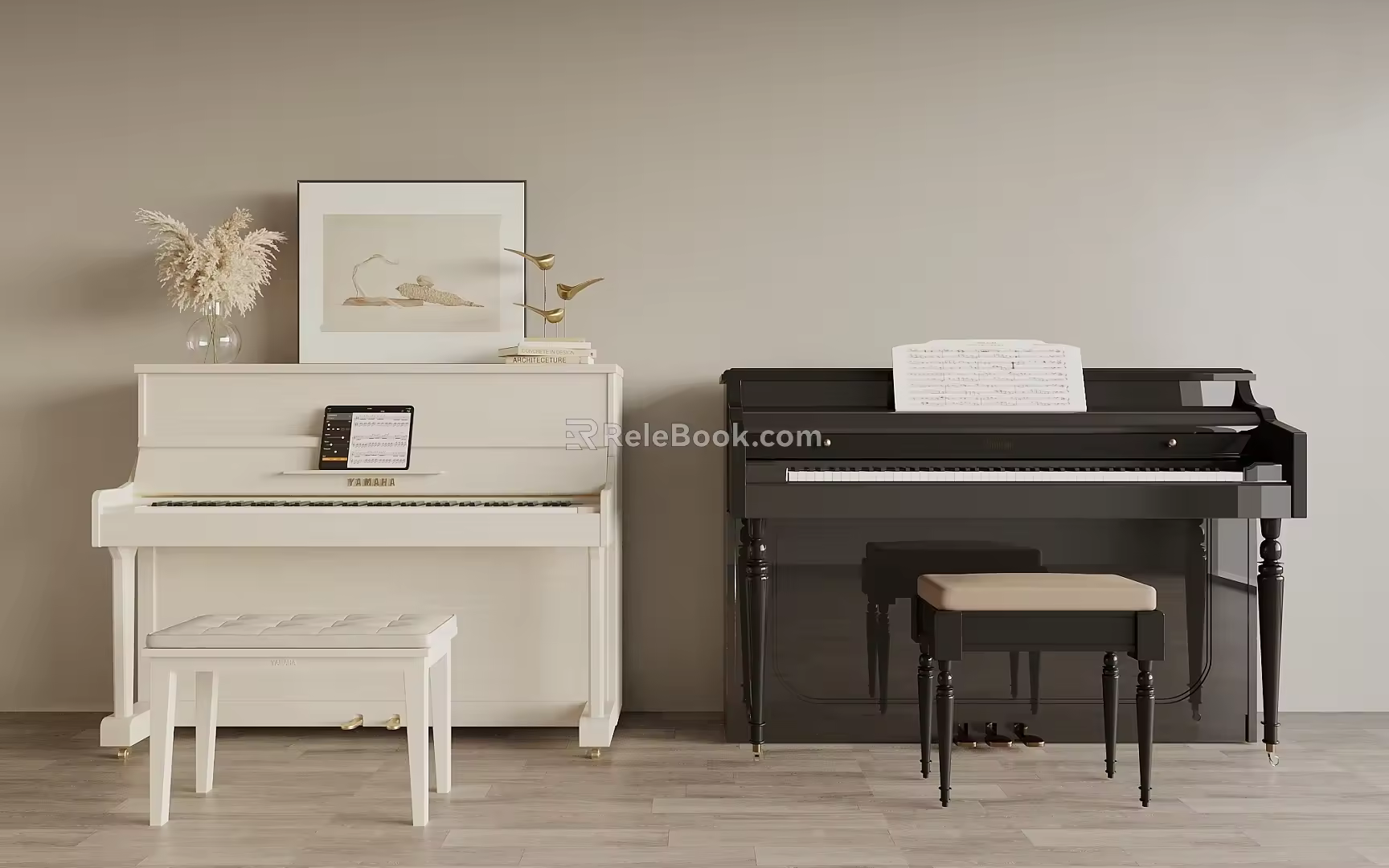 Piano Combination 3d model