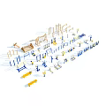Outdoor Sports Equipment For Fitness Training Featuring Parallel Bars Climbing Frames And Balance Beams