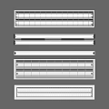 Various White Vent Grille Designs For Home Wall And Ceiling Applications
