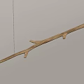 Hanging hanger clothes rail 3d model