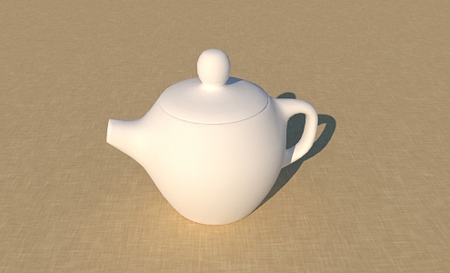 Ceramic kettle 3d model