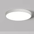 Modern Round White LED Ceiling Light With Slim Design For Home Interior 3d model