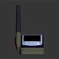 Professional Handheld Commercial Equipment with Long Antenna Small Display Screen and Keypad