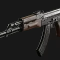 AK Rifle 3D Model 3d model