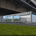 Modern 4S Car Dealership With Bright Glass Showroom And Orderly Outdoor Vehicle Display Zone