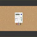 Electricity Meter With Digital Display And Wires Mounted On Orange Insulation Board