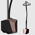 Modern Geometric Design Household Appliance With Upright Handle And Base Unit