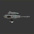 laser tower turret turntable sci-fi tower defense game tower defense sci-fi turret game turret game turret 3d model